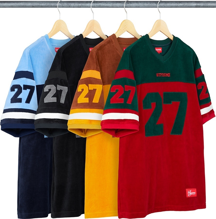 Velour Football Jersey